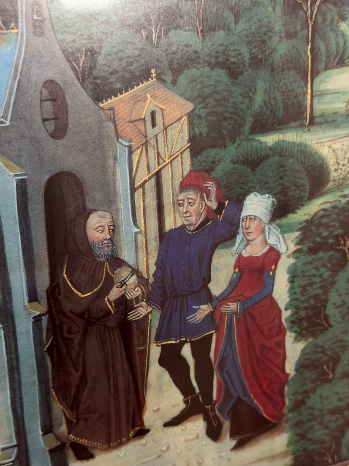 Lot 1022: Flemish Illuminated Manuscripts Exhibition Poster, J. Paul Getty Museum, Black Frame, 18 x 20 in