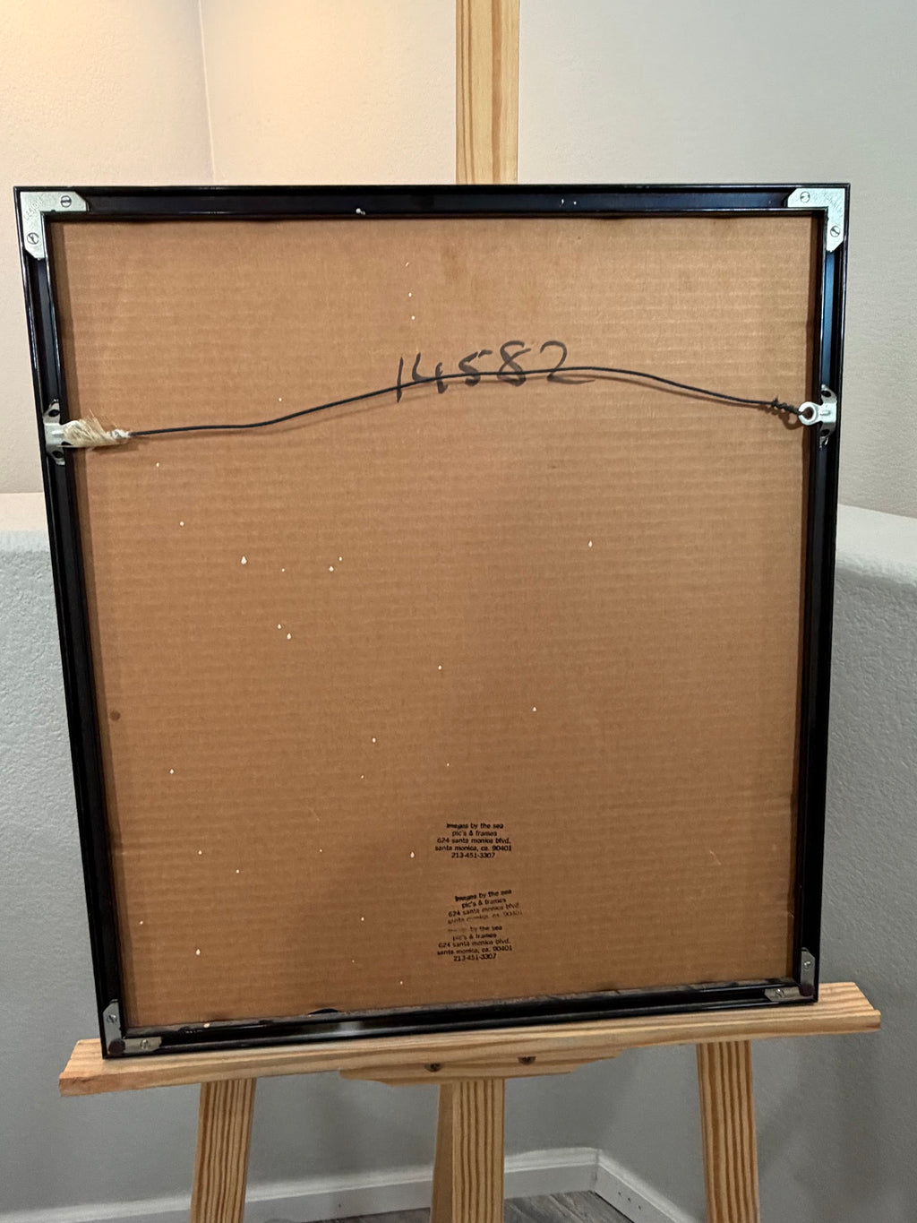 Lot 1022: Flemish Illuminated Manuscripts Exhibition Poster, J. Paul Getty Museum, Black Frame, 18 x 20 in