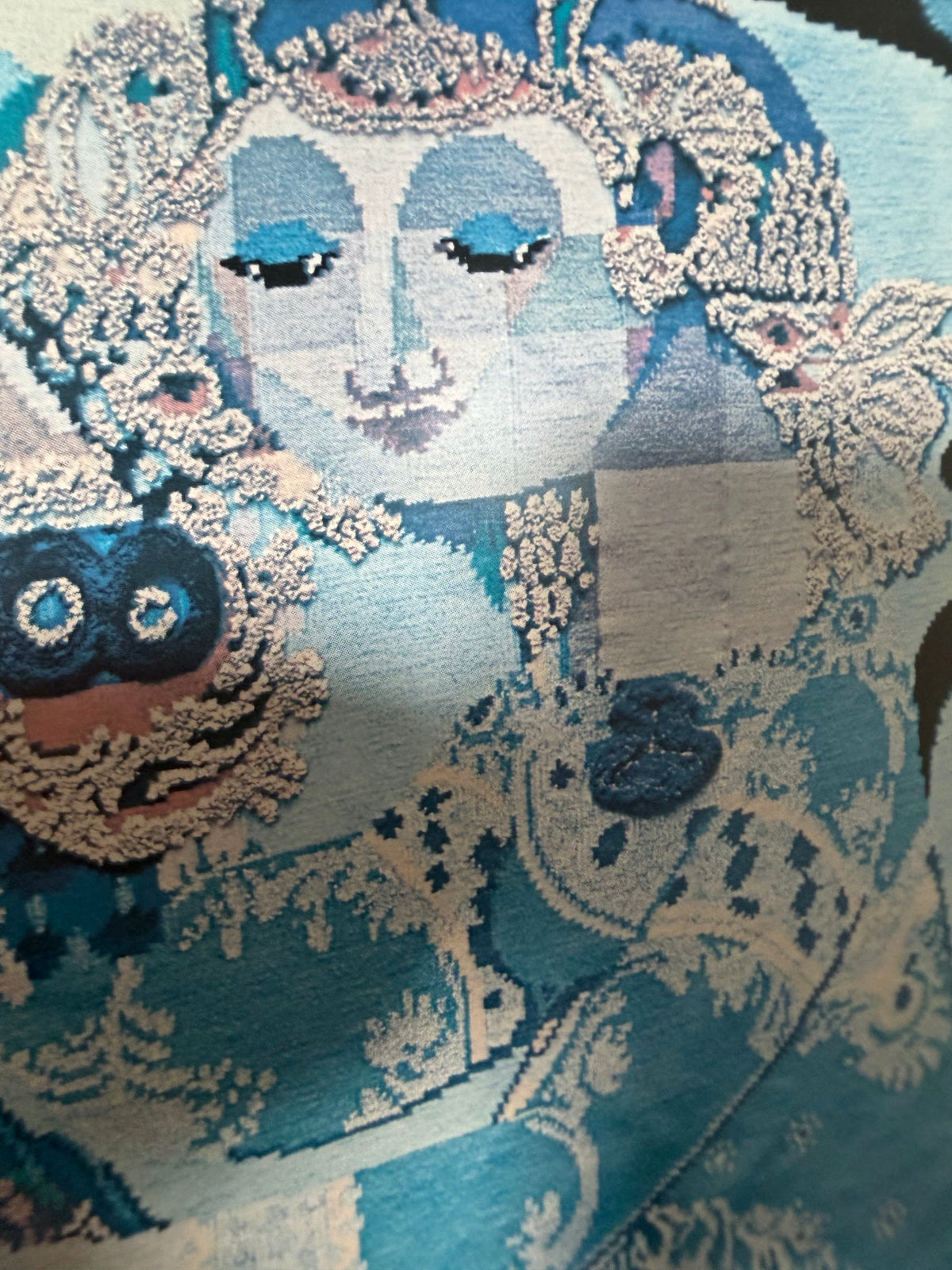 Lot 1023: Bjorn Wiinblad Arabian Nights Tapestry Poster, Dallas Apparel Mart, Framed, 21 x 30 in