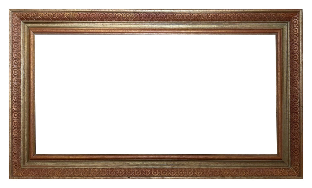 Lot 1036 Large Vintage Carved Gilt Wood Picture Frame, Empty