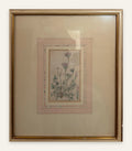 Lot 664: 1833 Samuel Curtis Hand Colored Botanical Engraving, Clover, Framed, 18 x 21 in