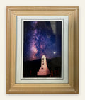 Wally Pacholka Signed Night Sky Photograph, Milky Way and Jupiter over Manzanar, Framed, 15 x 18 in