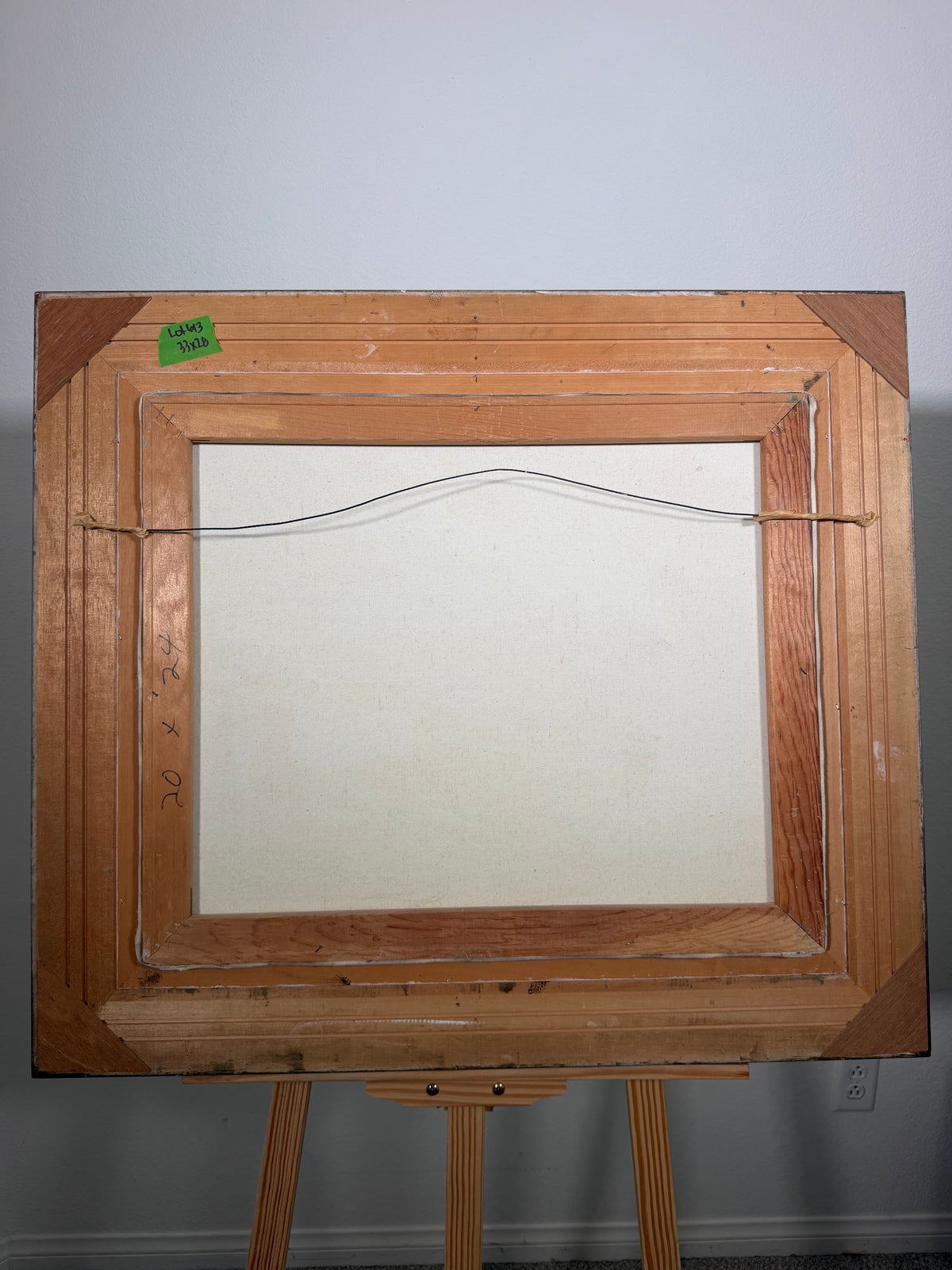 Lot 613: Polseno Oil on Canvas, Victorian Ladies by the Water, Ornate Gold Gilt Frame, 33 x 28 in