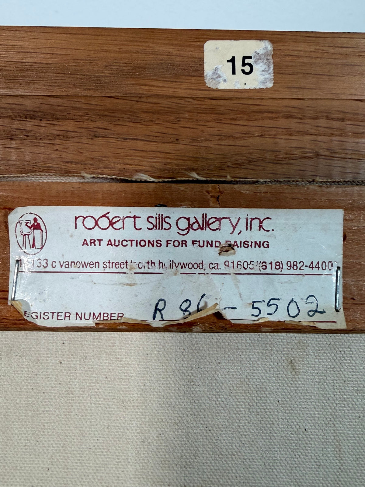 Mid Century Modernist Boy with Violin Painting, Signed, Robert Sills Gallery Label