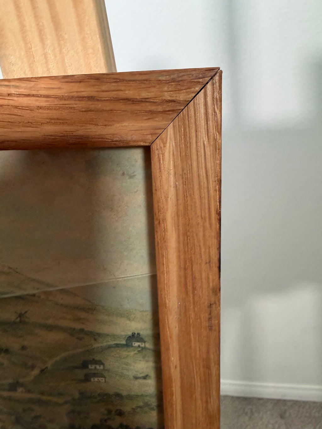 View of San Francisco, Formerly Yerba Buena, 1846-7 Historical Print, Framed, 15 x 12 in
