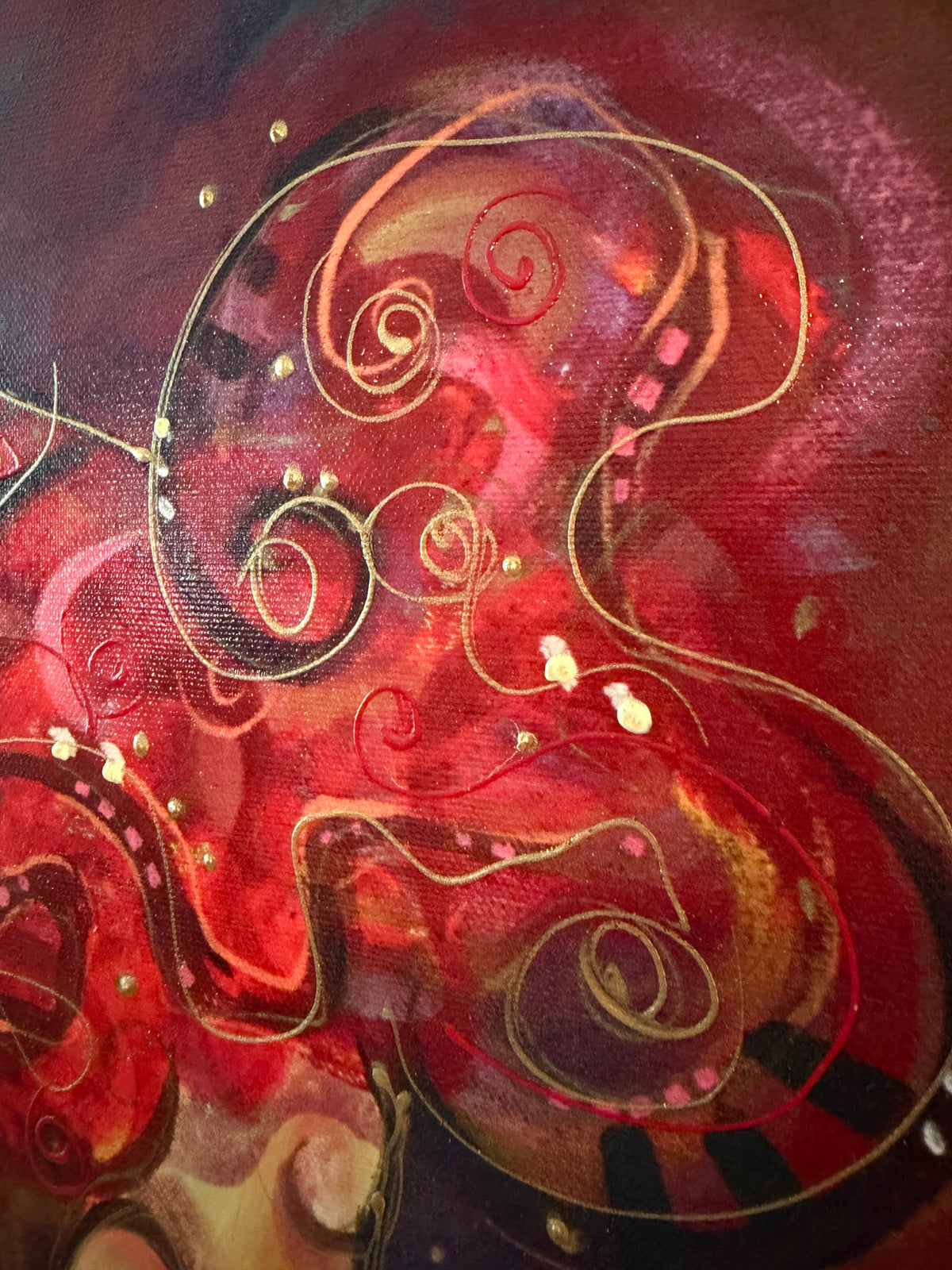 Gina Jrel Flamenco Passion, Signed and Numbered Limited Edition Giclee on Canvas, Hand Embellished, 30 x 40 in